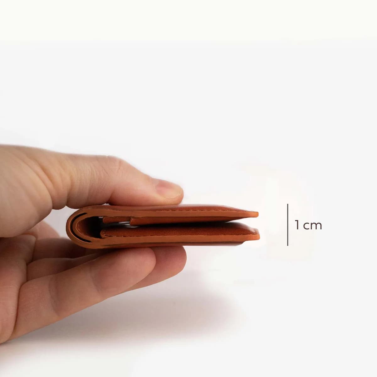 محفظة رفيعة - بني - Image 4